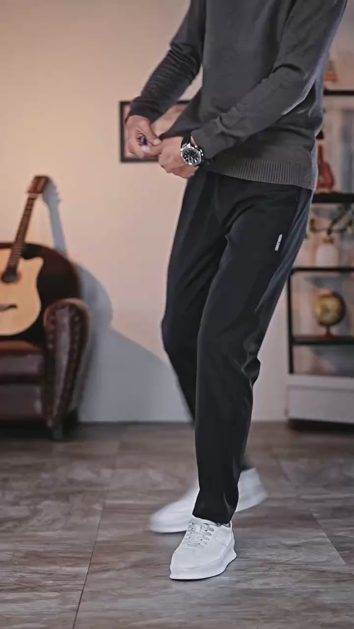 5 Colors Spring Summer Ultra-thin Men's Stretch Slim Straight Casual Pants High Quality Fashion Breathable Golf Sports Trousers